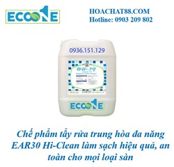 Chế phẩm tẩy rửa trung hòa đa năng EAR30 Hi-Clean làm sạch hiệu quả, an toàn cho mọi loại sàn